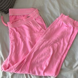 Pink joggers
